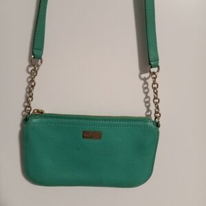 Cute Cole Haan Retro Mint Green 8.5"W x 4.5" L Crossbody Bag